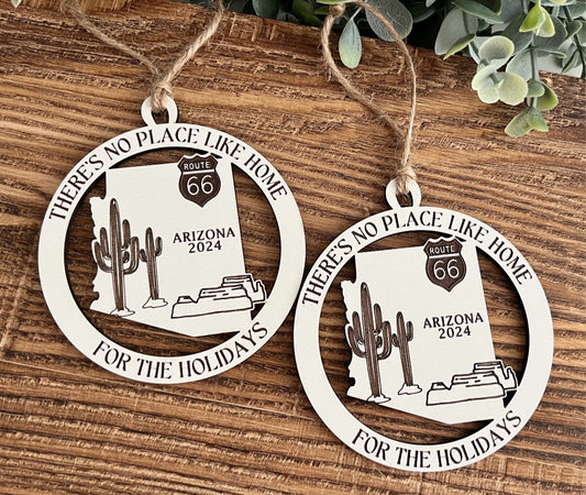 Arizona ornament no place like home for the holidays